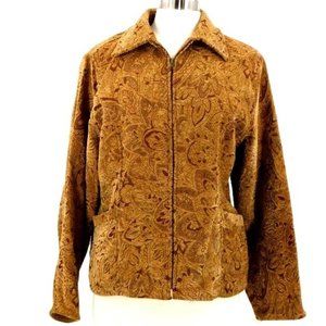 Vintage Flashback BOHO Tapestry Full-Zip Jacket